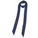 2M Super Long Women's Skinny Scarf Satin Slim Ribbon Thin Fashion Faux Silk Ladies Scarves | Navy Blue