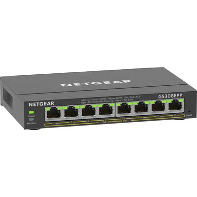 NETGEAR Netzwerk-Switch "GS308EPP" Netzwerk-Switches schwarz Switch