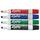 Expo Dry Erase Low Odor Markers - Chisel Tip, Assorted, Boxed Set of 4