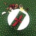 Christmas Fabric Tablecloth Green Mini Holly Leaf Cover, Square Round & Rectangle, Machine Washable Table Cover Protector