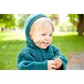Hooded Sweater, Child Cardigan Sweater Size 2, Toddler Wool 12 Month