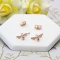 18Ct Rose Gold Vermeil Bee Ear Studs