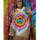 Peace Poncho - Crochet Peace Sign Cover Up. Custom Order Peaceful Creations 4U