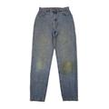 Dirty Stone Wash Blue Vintage Levi's 951 White Tab Jeans 28 X 30 Denim