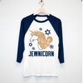 Jewnicorn Hanukkah Shirt For Women Gold Glitter Print - Ugly Shirts Women, Womens Funny Shirts, Jewnicorn Tshirt