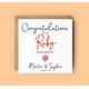 Ruby Wedding Anniversary Card, 40Th Personalised Anniversary, Wedding, 40 Years, Ruby, Hearts