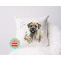 Personalised Border Terrier Cushion - The Ultimate Gift For Dog Lovers & A Tribute To The Beloved Breed