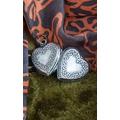 Vintage Heart Sterling Silver Locket, Vintage Locket, , Gift For Her, Vintage Locket Pendant, Gift Girlfriend, Locket, Valentines Day
