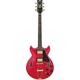 Ibanez AMH90-CRF Artcore Expressionist Guitar, Cherry Red Flat