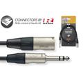 Stagg 1m Male XLR to Stereo 6.3mm Jack Cable