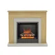 Be Modern Blakemere Stone Oak Effect Inset Electric Fire Suite