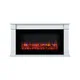 Bradbury White Mdf Electric Led Electric Fire Suite