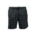 Speedo Mens Check Leisure 16 inch Water Shorts in Black Grey - Size 2XL