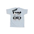 Disney Mens Four Heads Mickey Mouse Cotton T-Shirt (Sports Grey) - Light Grey - Size Large