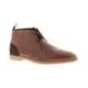 Bandwagon Mens Desert Boots Chukka Memory Foam Noah Leather brown Leather (archived) - Size UK 8