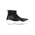 Fila Hi Top Sock Womens Black Shoes - Size UK 4