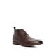 Dune London Mens MARVINN Leather Chukka Boots - Brown Leather (archived) - Size UK 7