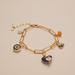 Lucky Brand Statement Charm Bracelet - Women's Ladies Accessories Jewelry Bracelets in Gold