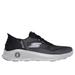 Skechers Men's Slip-ins: GO WALK Anywhere - Worldwide Sneaker | Size 7.0 | Black/Gray | Textile/Synthetic | Machine Washable | Arch Fit | Hyper Burst