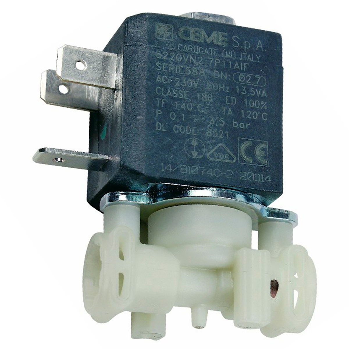 Magnetventil DeLonghi 5213218321 für EAM/ECAM/ESAM Kaffeemaschine Image