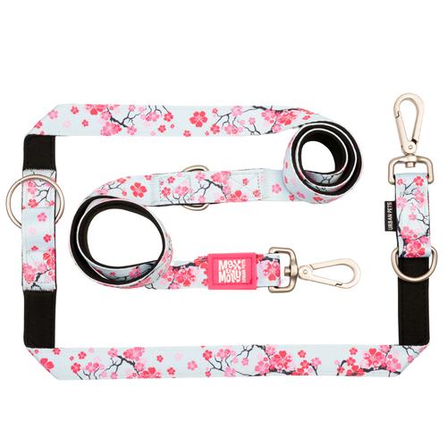 Max & Molly Multifunktionsleine Cherry Bloom M: 200cm lang, 20mm breit Hund