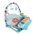 Baby Fitness Play Mat, Crisp Music, Baby Musical Pedal Play Mat, Detachable Bells, Soft Motor Development, Breathable Sensory Exploration for Newborns (Blue)