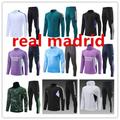 real madridS Adult Kids Soccer running clothes BENZEMA Jacket Sports MODRIC Training Tracksuit,DE BRUYNE Hoodie windbreaker championcup Lengjiao2018 Mrhao0329