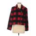 Jack by BB Dakota Jacket: Red Checkered/Gingham Jackets & Outerwear - Women's Size Medium