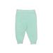 Cat & Jack Casual Pants - Elastic: Teal Bottoms - Size 0-3 Month