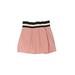 Maeve Casual A-Line Skirt Mini: Pink Print Bottoms - Women's Size Small