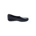 Easy Spirit Flats: Black Print Shoes - Women's Size 6 1/2 - Almond Toe