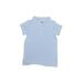 OshKosh B'gosh Short Sleeve Polo Shirt: Blue Tops - Kids Girl's Size 6