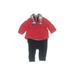 Baby Gap Long Sleeve Outfit: Red Solid Bottoms - Size 0-3 Month