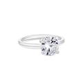 Sterling Silver 925 with Cubic Zirconia Solitaire Ring