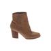 MICHAEL Michael Kors Boots: Brown Print Shoes - Women's Size 9 - Almond Toe