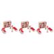 TOYANDONA 3pcs Miniature Furniture Toys Wooden Toy Furniture Toy Accessories Wooden Make up Mini House Child Toy Bed Doll House Bamboo