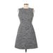 Jason Wu Casual Dress - A-Line: Gray Chevron/Herringbone Dresses - Women's Size 6