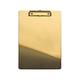 File Folders Gold Metal Writing Sheet Pad Clipboard Menu Data File Storage Folder for Office Restaurant Hotel Home Classification Folders Tabs Inserts (Color : A)