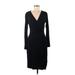 Boden Casual Dress - Sweater Dress: Black Dresses - Women's Size 8