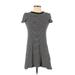 Divided by H&M Casual Dress: Black Stripes Dresses - Women's Size Small