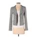 Ann Taylor LOFT Jacket: Short Gray Jackets & Outerwear - Women's Size 0