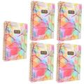 COHEALI 5pcs Planner Spiral Notepad Writing Journal Notebook Classroom Notepad Time Management Notepad Hourly Schedules Academic Journal Thickened Journal Paper Business Weekly Calendar
