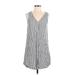 Gap Casual Dress - Mini V-Neck Sleeveless: White Dresses - Women's Size X-Small