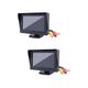 Angoily 2pcs Video Input Monitor Backup Camera with Monitor Backup Camera for Truck Security Camera Video Monitors Backup Camera Monitor Car Dvd Monitor Lcd For Car Rearview Headrest