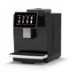 JETINNO Coffee Machine Fully automatic, Espresso Coffee Machine with Milk Frother System Cappuccino Maker Automatic Cleaning (Black)