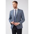 Wool Blend Tailored Suit Jacket