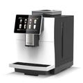 JETINNO Coffee Machine Fully automatic, Espresso Coffee Machine with Milk Frother System Cappuccino Maker Automatic Cleaning (White)