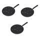 TOPBATHY 3 Pcs Omelet Pan Cake Mold Fried Egg Pan Non Stick Small Egg Pan Non- Stick Poached Egg Pan Egg Frying Pan Heart Shaped Cake Pan Fried Pan Supplies Aluminum Household