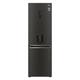 LG GBF61BLHEN 60cm Frost Free Fridge Freezer With Water Dispenser - BLACK STEEL