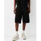 Bershka Baggy Denim Bermuda Shorts Men 30 Black